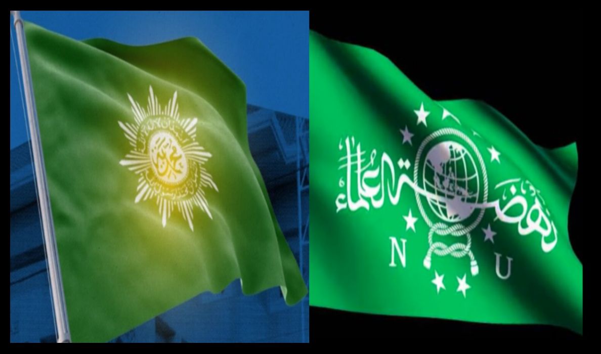 Bendera Muhammadiyah dan NU