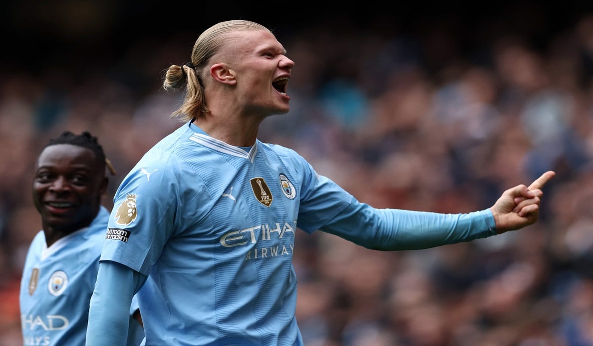 Penyerang Manchester City Erling Haaland
