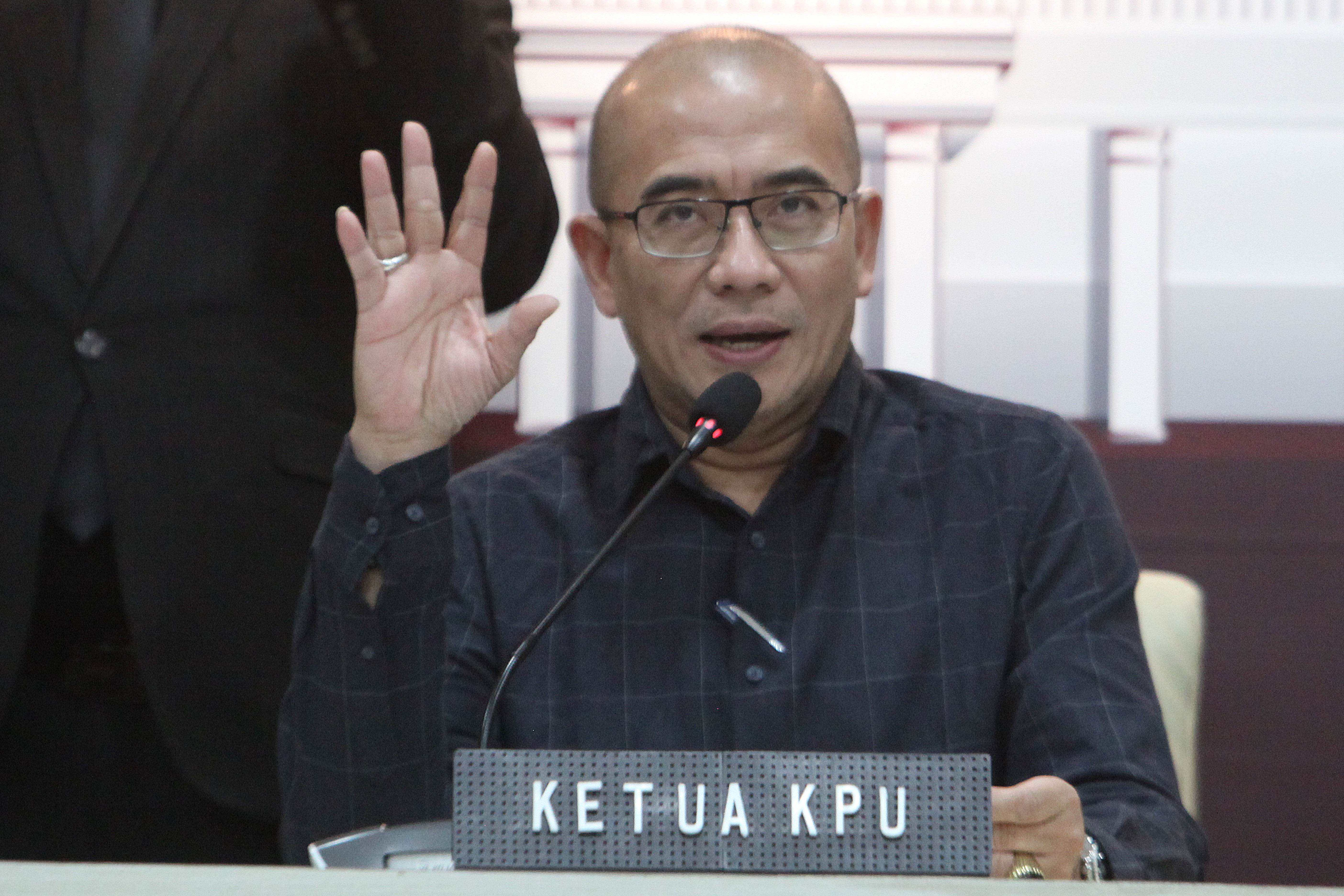 Ketua Komisi Pemilihan Umum (KPU) Hasyim Asy'ari