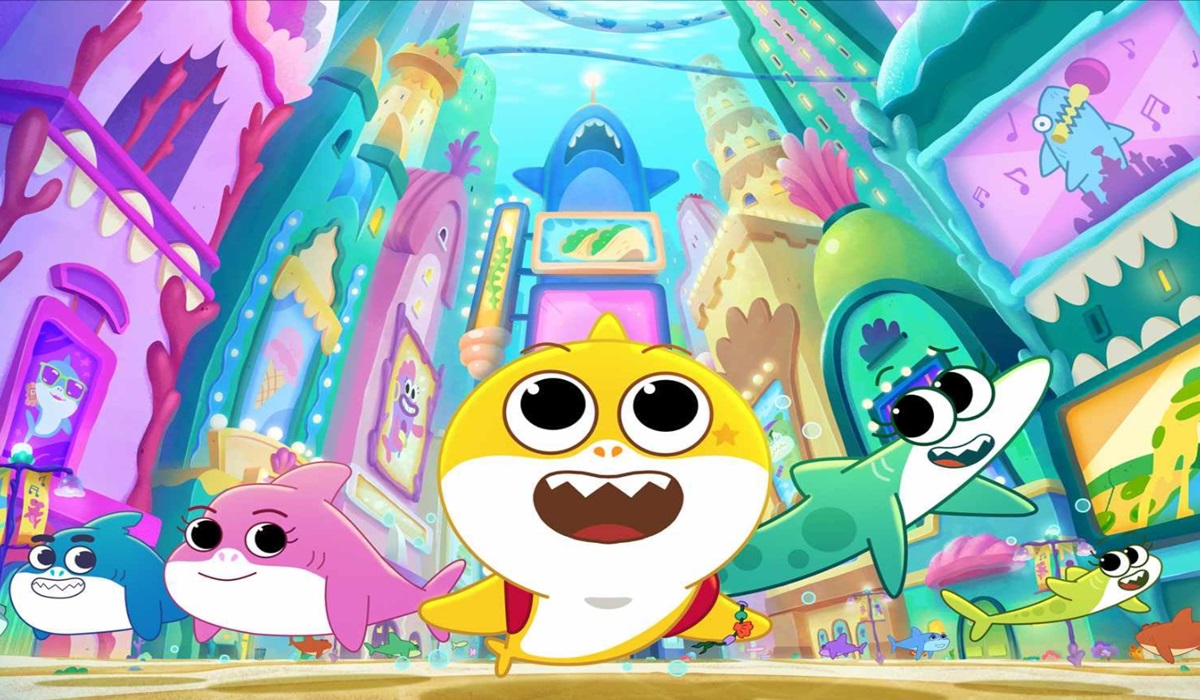 Cuplikan adegan dari film Baby Shark's Big Movie