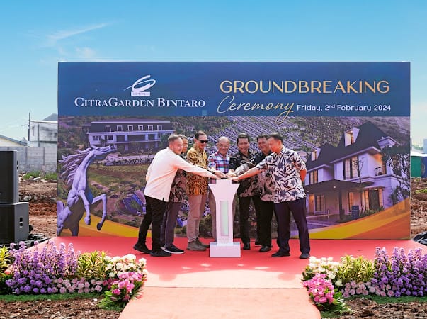 Menyusul Sukses Penjualan Perdana, CitraGarden Bintaro Gelar Groundbreaking Proyek