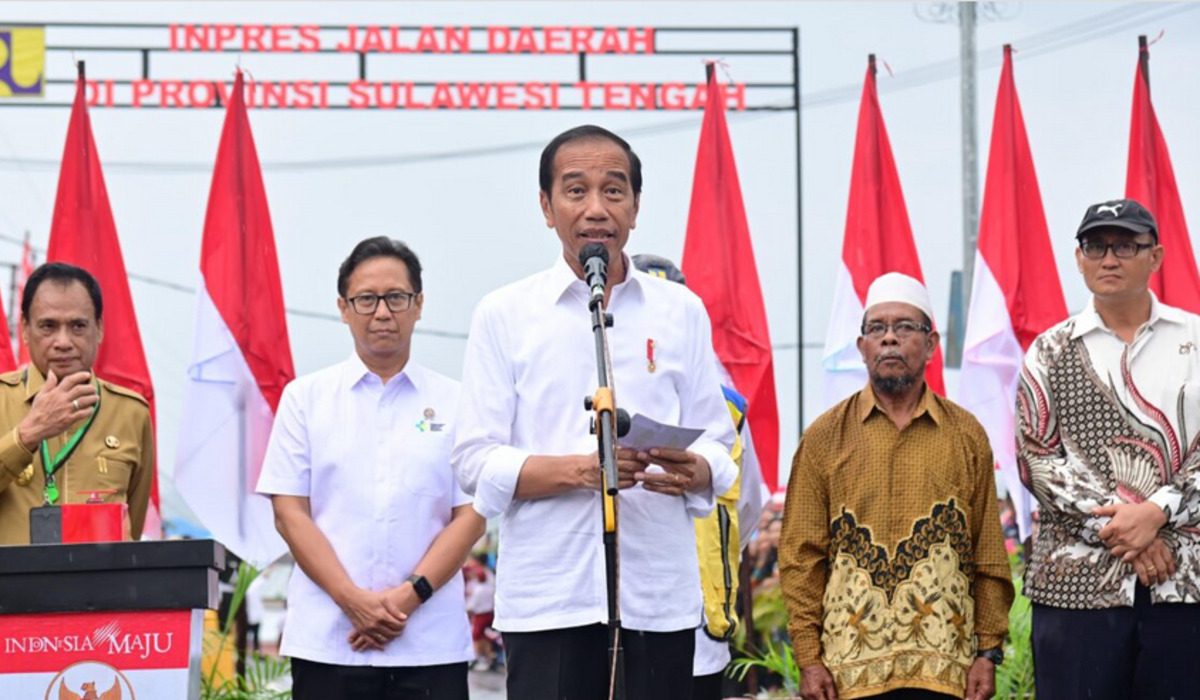 Presiden Jokowi di Provinsi Sulawesi Tengah (Sulteng), Selasa, 26 Maret 2024.