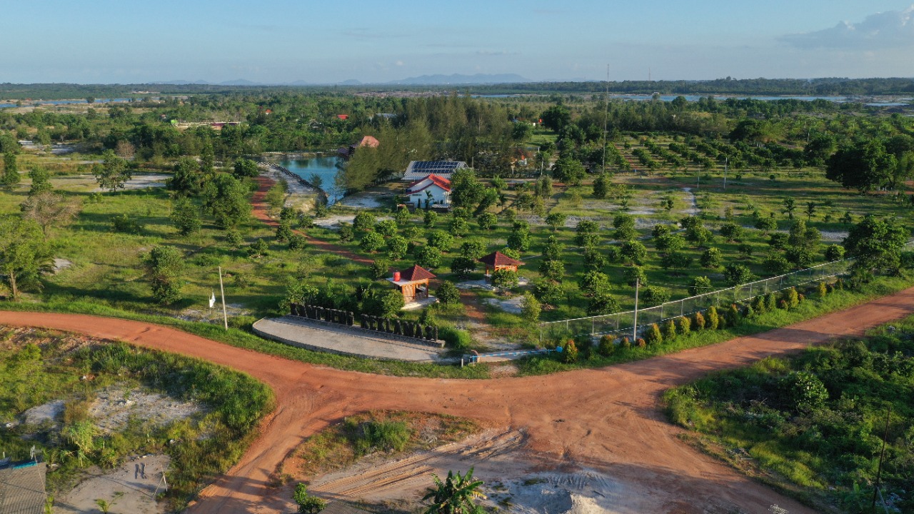 Salah satu lokasi reklamasi yang dilakukan PT.Timah yaitu kampoeng air jangka dj kabupaten Bangka.