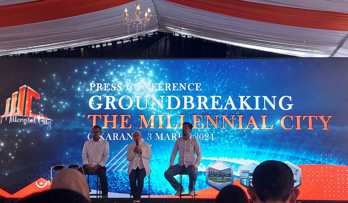 Peluncuran Apartkost Millenial City Cikarang, Minggu (4/3/2024)