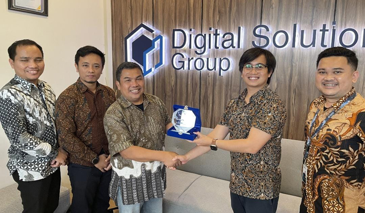 Kunjungan BSSN ke kantor PT Digital Solusi Grup di Malang, Jawa Timur.