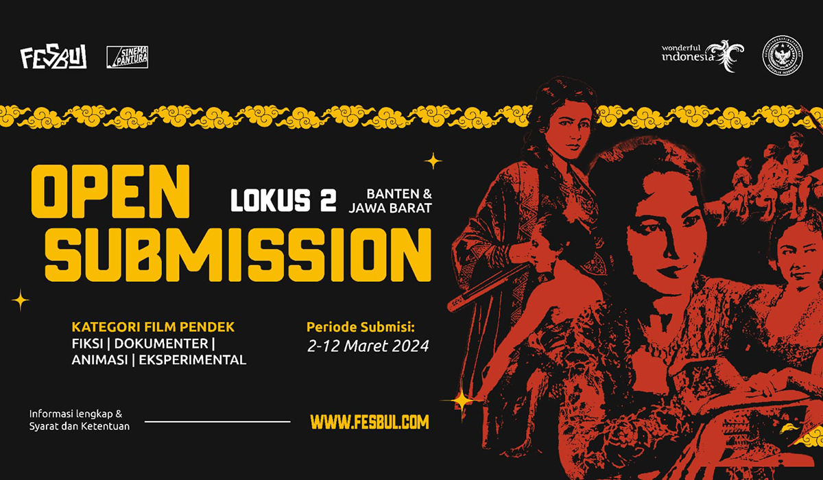Pendaftaran seleksi film Fesbul Lokus 2 dibuka hingga 12 Maret 2024.