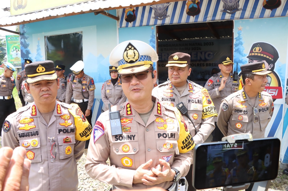 Dirlantas Polda Jateng, Kombes Sonny Irawan memprediksi wilayah Kabupaten Brebes akan menjadi titik kepadatan di jalur exit tol Pejagan