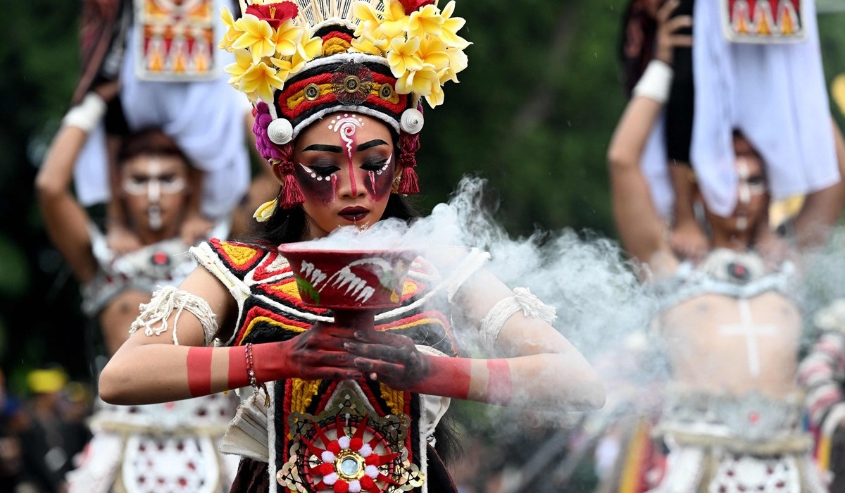 Ilustrasi, penari Bali.