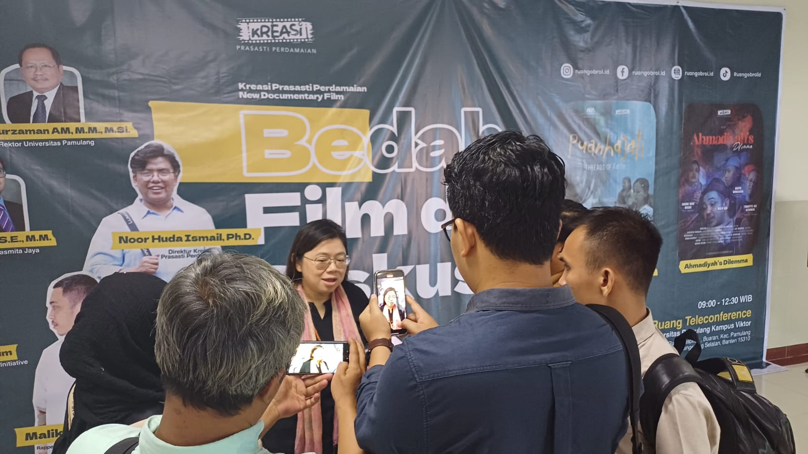 Bedah film Ahmadiyah’s Dilemma dan Puan Hayati: Threads of Faith di Universitas Pamulang