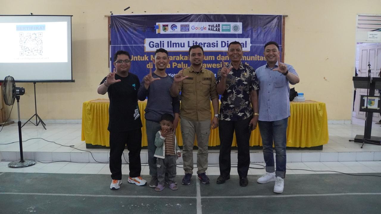 Kegiatan Gali Ilmu Literasi Digital di Aula Kantor Kecamatan Palu Selatan, Kota Palu (14/3/2024)