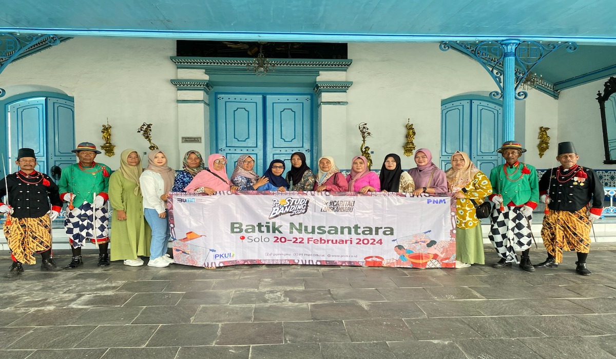 12 Nasabah PNM Tingkatkan Keterampilan Dunia Batik Ecoprint