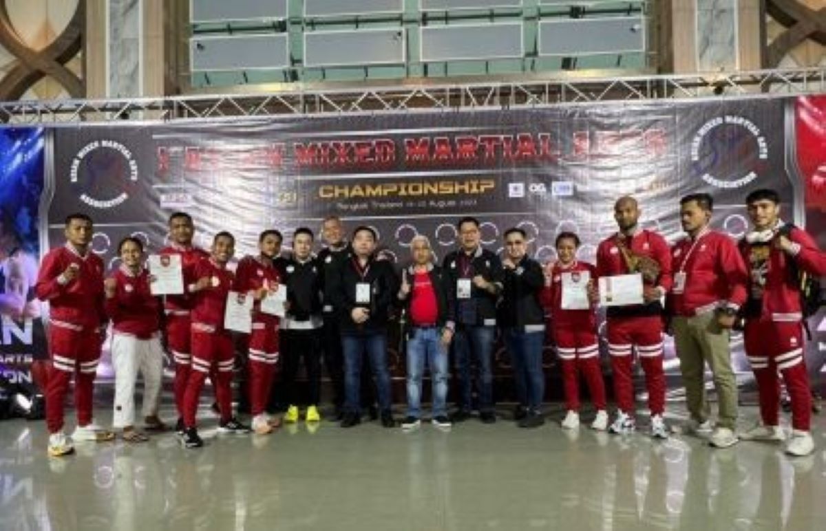 Timnas MMA membawa pulang empat medali dari Kejuaraan 1st Asian Mixed Martial Arts (AMMA) Championship 2023 di Bangkok.