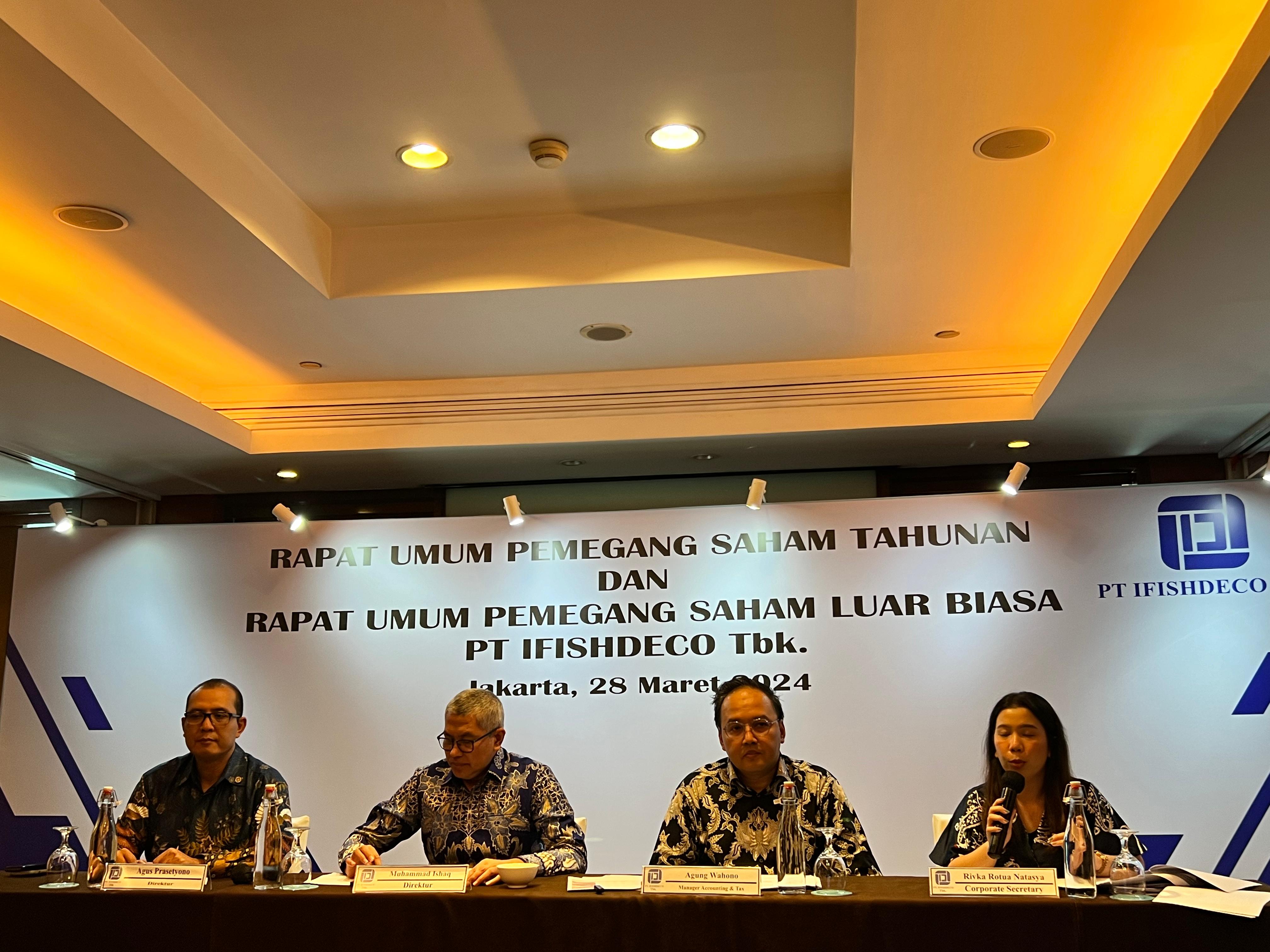 RUPST Ifishdeco di Jakarta, Kamis (28/3).