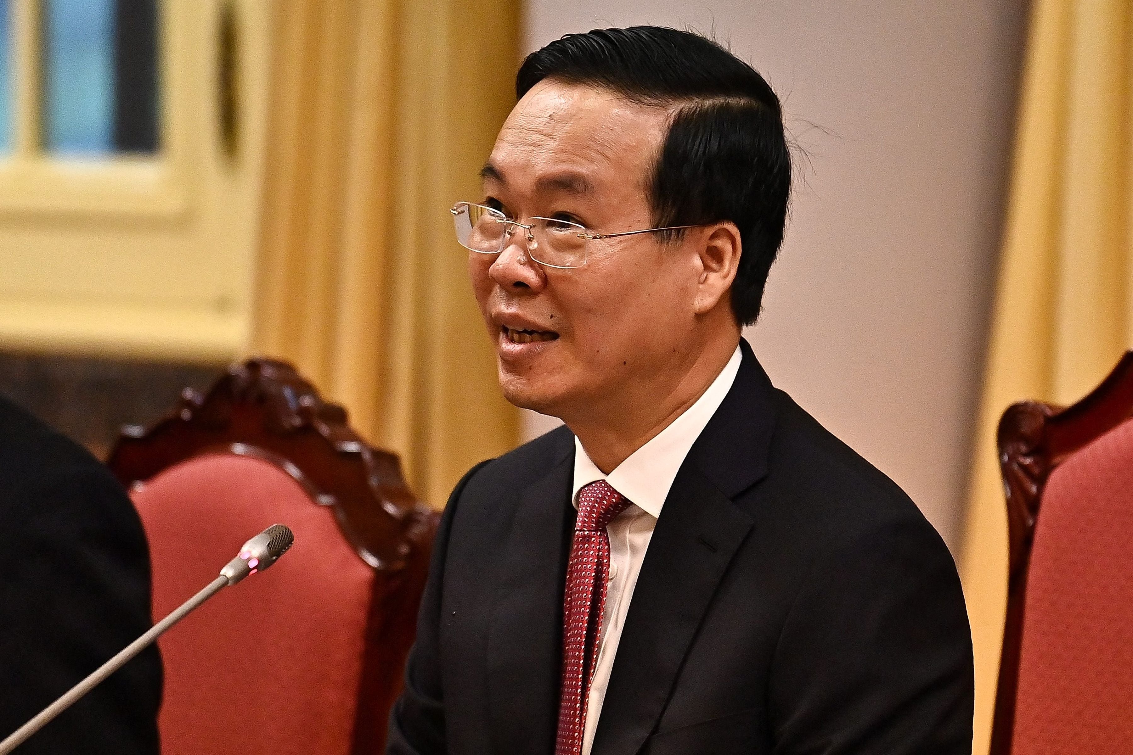 Presiden Vietnam Vo Van Thuong