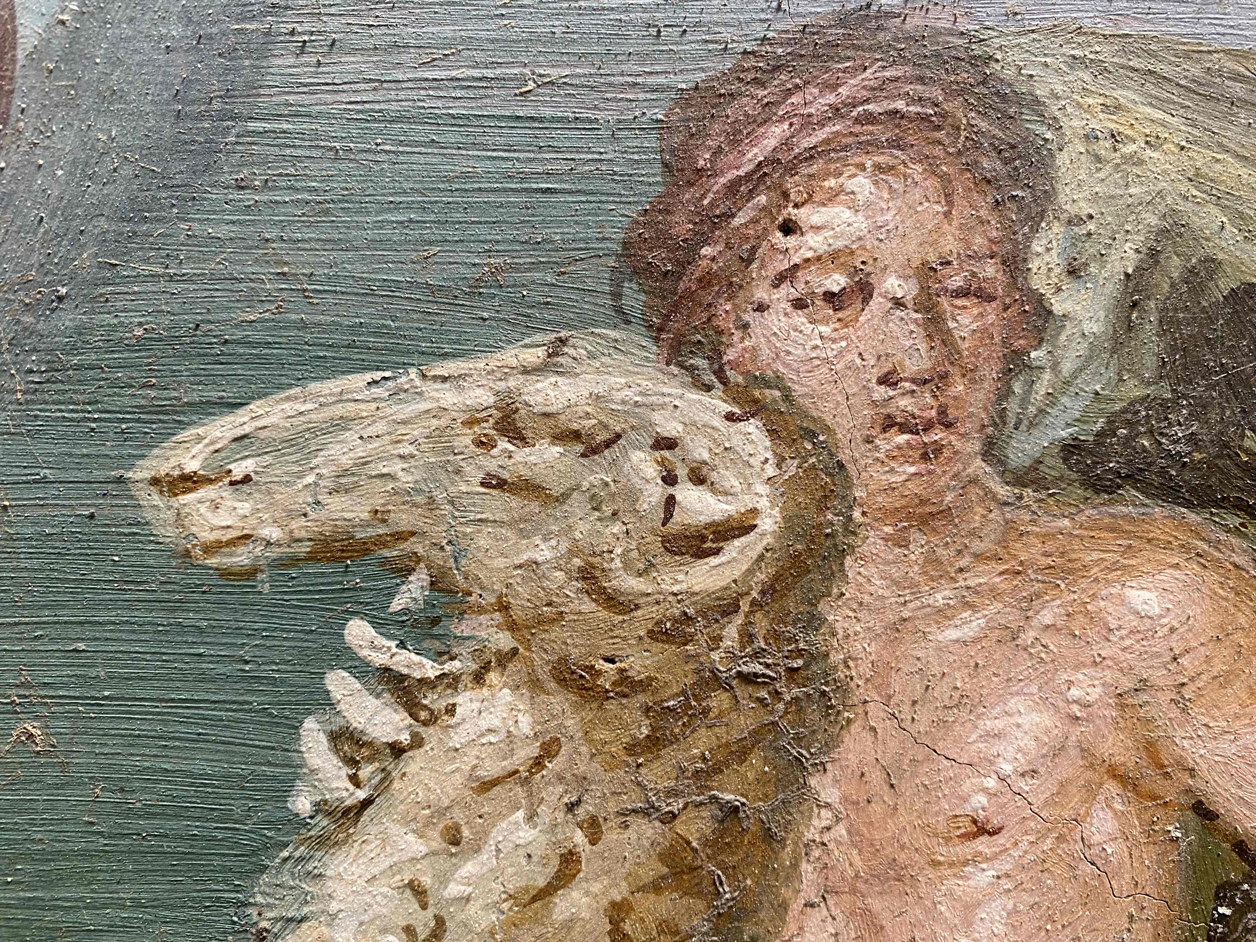 Lukisan yang ditemukan di bekas reruntuhan Kota Pompeii