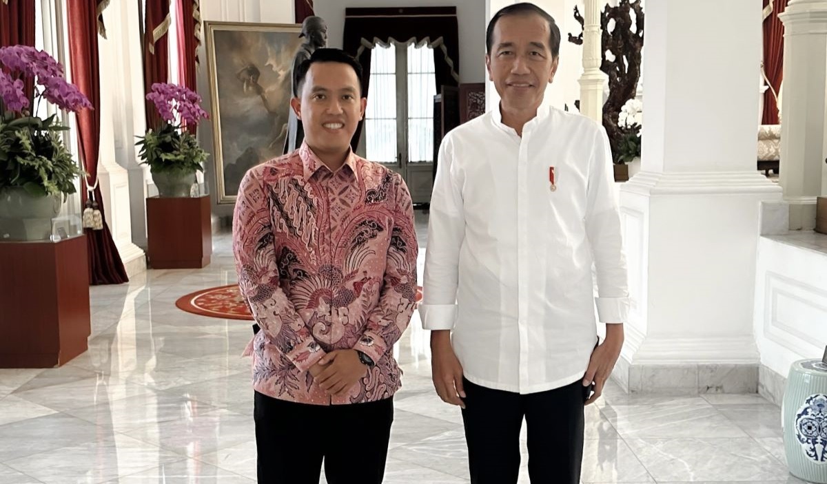 Sendi Fardiansyah dan Jokowi.