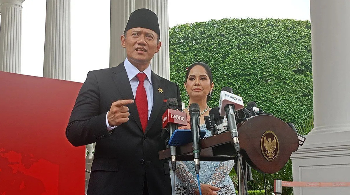 Menteri ATR Agus Harimurti Yudhoyono