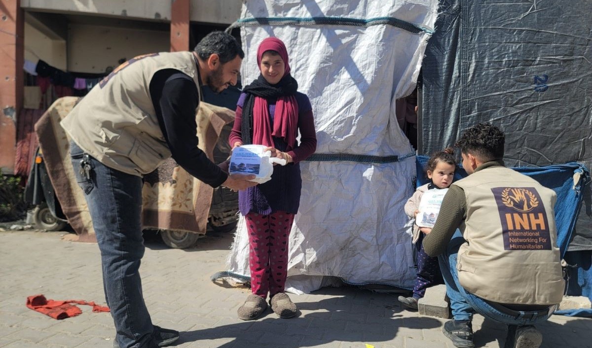 INH Salurkan Bantuan ke Wilayah Terisolasi di Gaza Utara