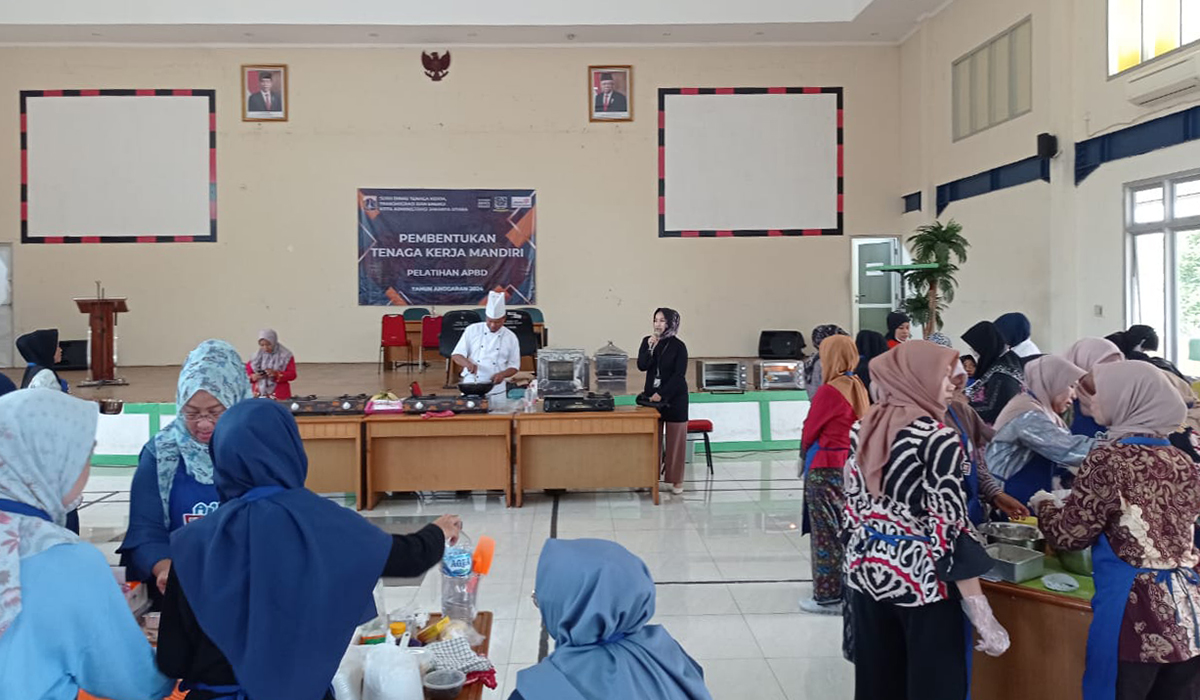 Kampanye Kerja Keras Bebas Cemas (KKBC) dengan target pelaku UMKM peserta pelatihan Pembentukan Tenaga Kerja Mandiri 2024.