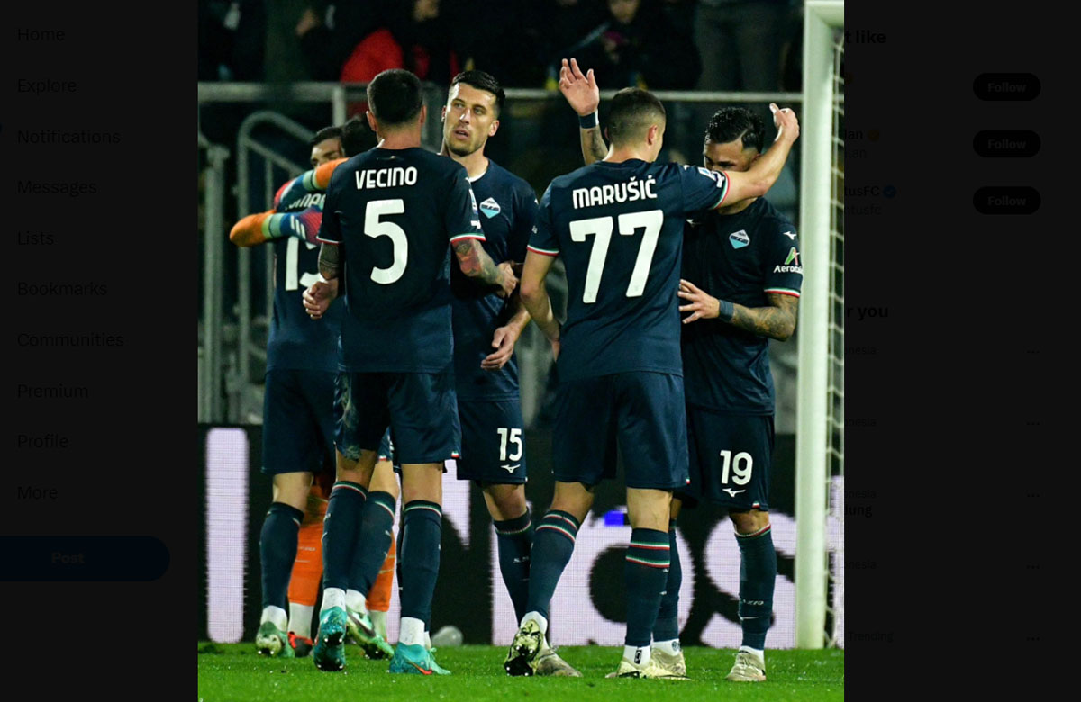 Lazio meraih kemenangan pertama mereka setelah kepergian Maurizio Sarri dengan mengalahkan Frosinone 3-2. 