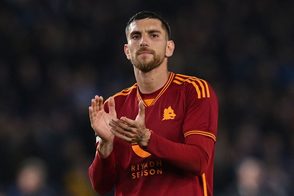 Pemain AS Roma Lorenzo Pellegrini