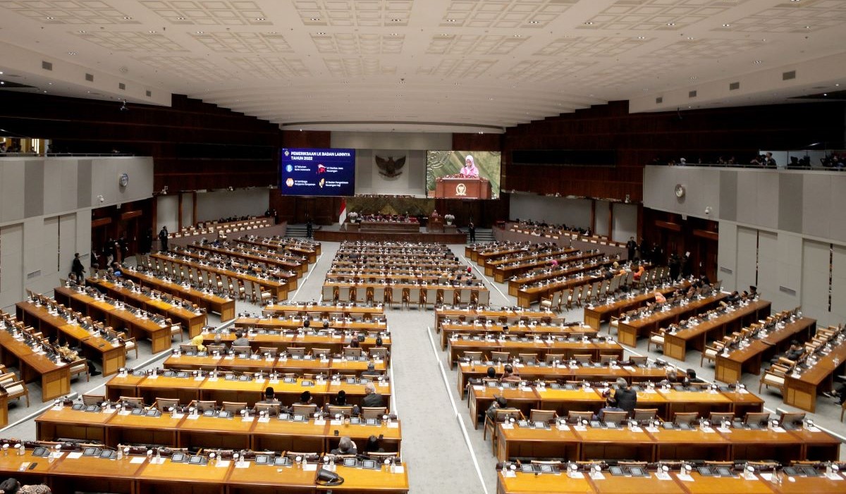 Ilustrasi: Rapat paripurna penutupan masa sidang di Gedung Nusantara I, Kompleks Parlemen Senayan, Jakarta,