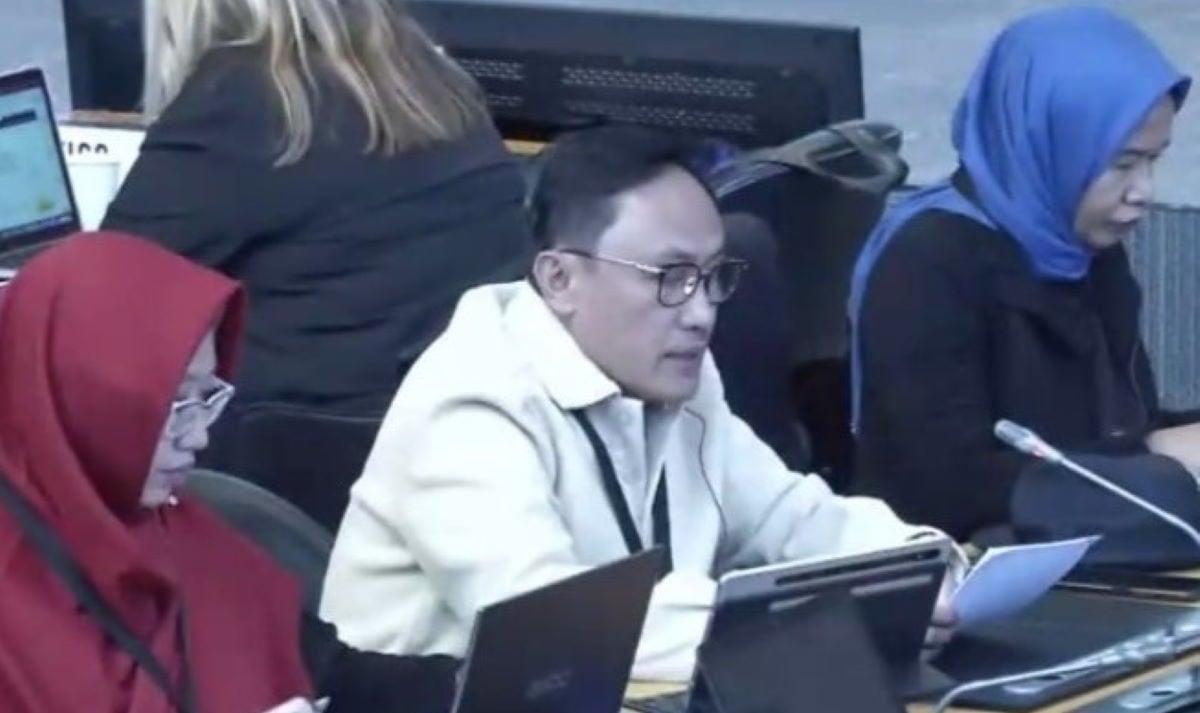 Kepala Badan Penyelenggara Jaminan Produk Halal (BPJPH) Muhammad Aqil Irham pada Sidang World Trade Organization (WTO).