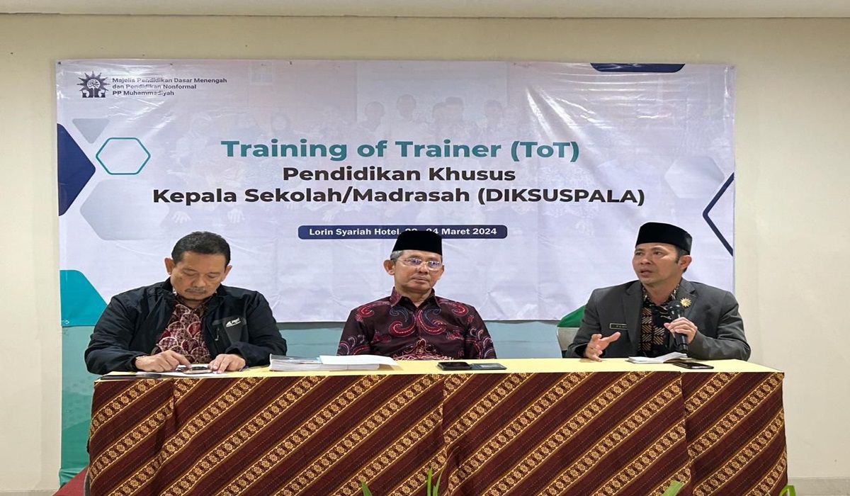 Training of Trainer (TOT) Diksuspala di Lor In Hotel Solo pada 22 hingga 24 Maret 2024. 