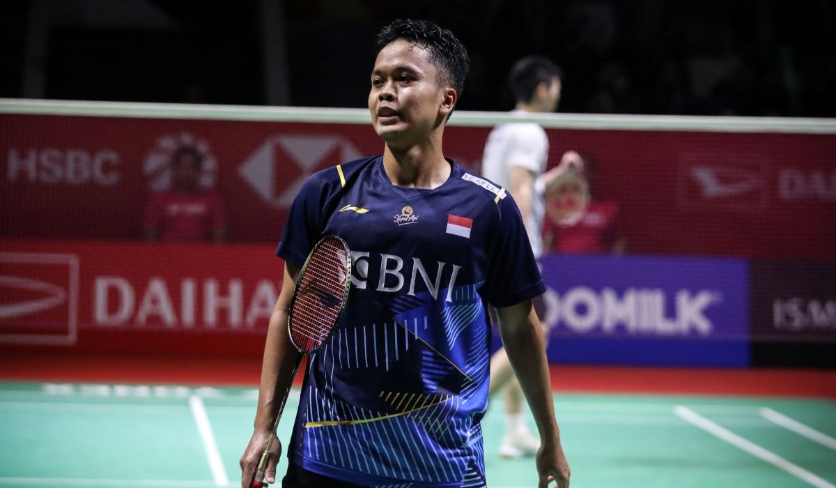 Ginting Lolos Babak 16 Besar All England 2024