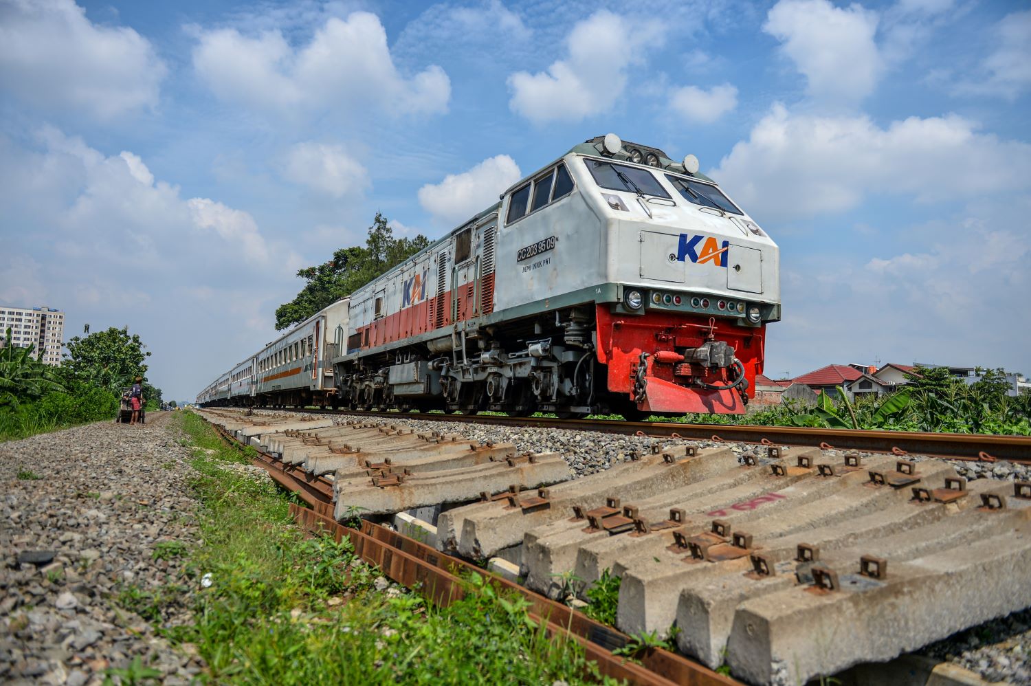 Ilustrasi Kereta Api.