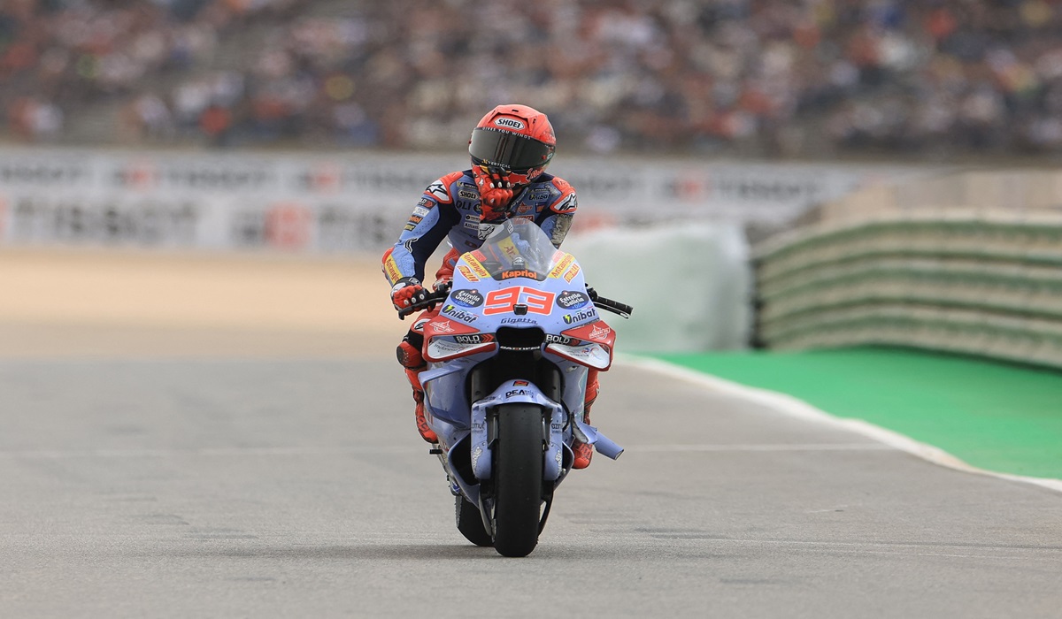 Pembalap Gresini Racing Marc Marquez