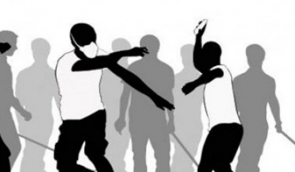 Ilustrasi tawuran.
