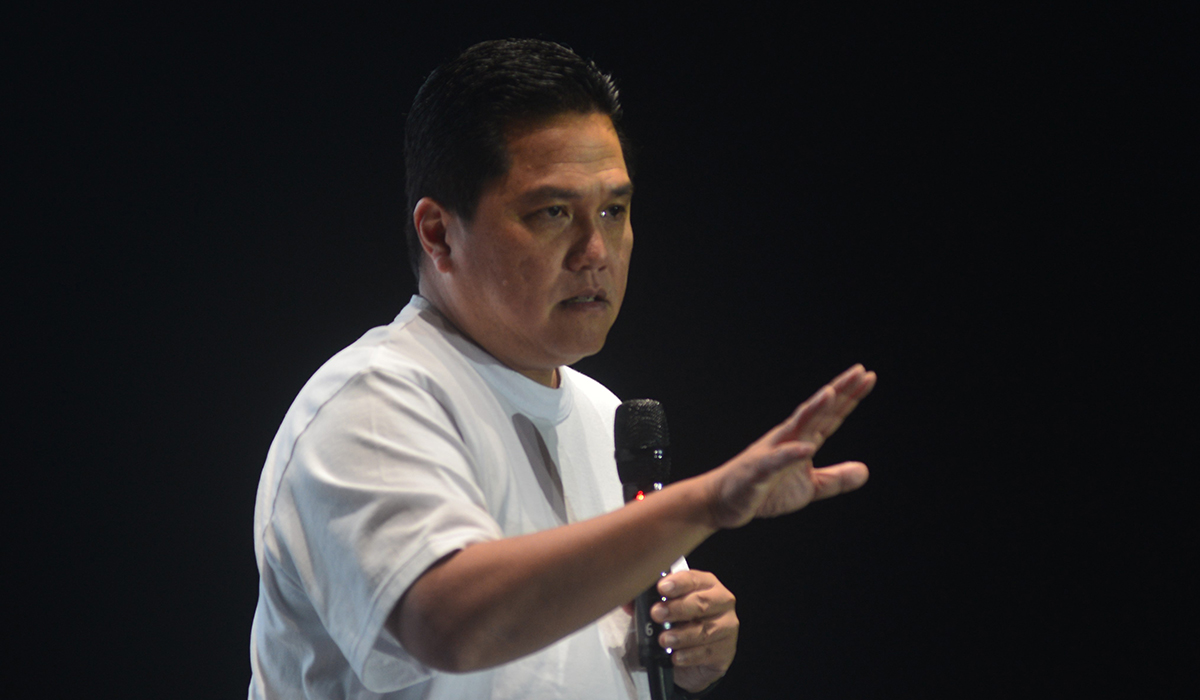 Ketua Umum PSSI Erick Thohir.