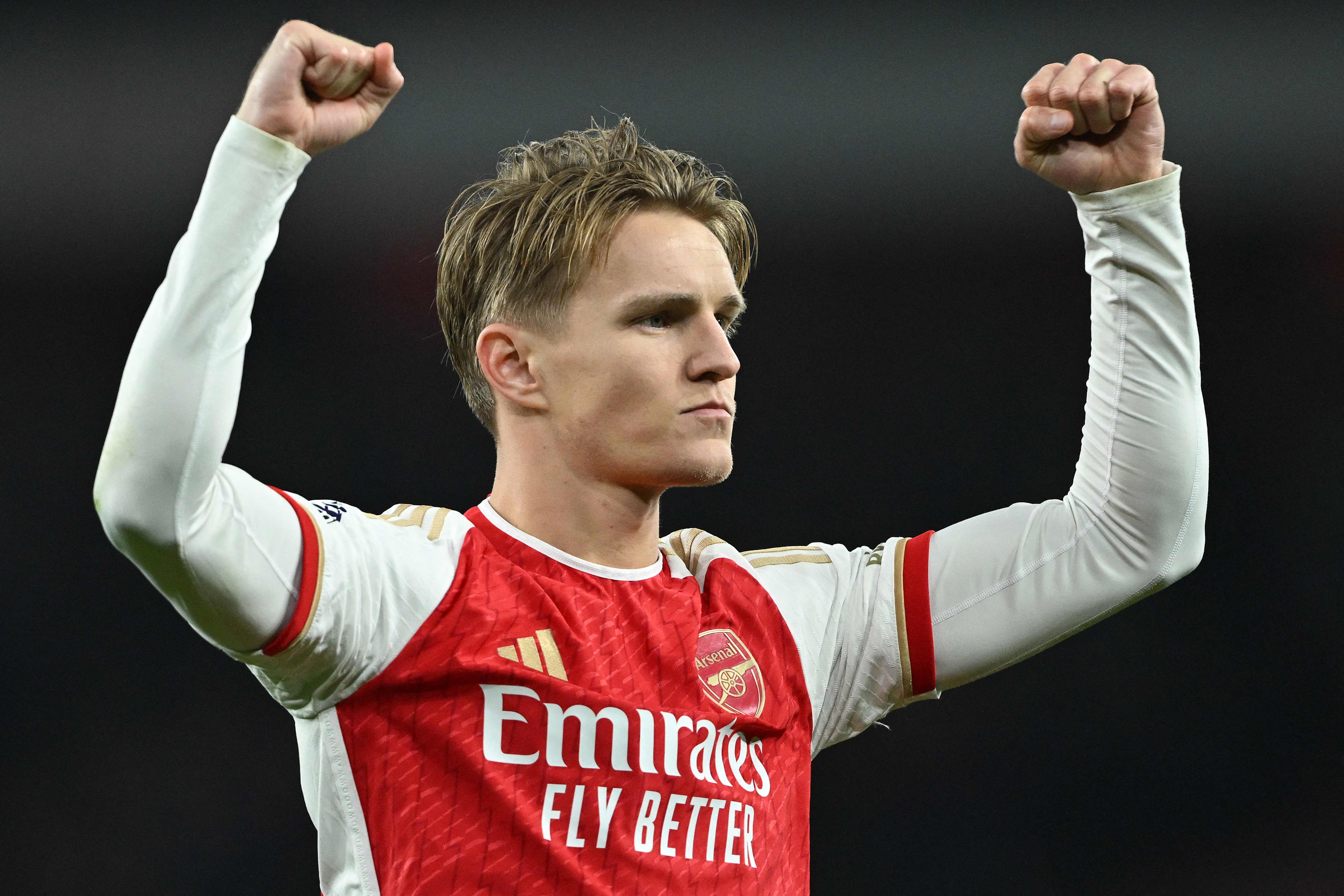 Pemain tengah Arsenal Martin Odegaard