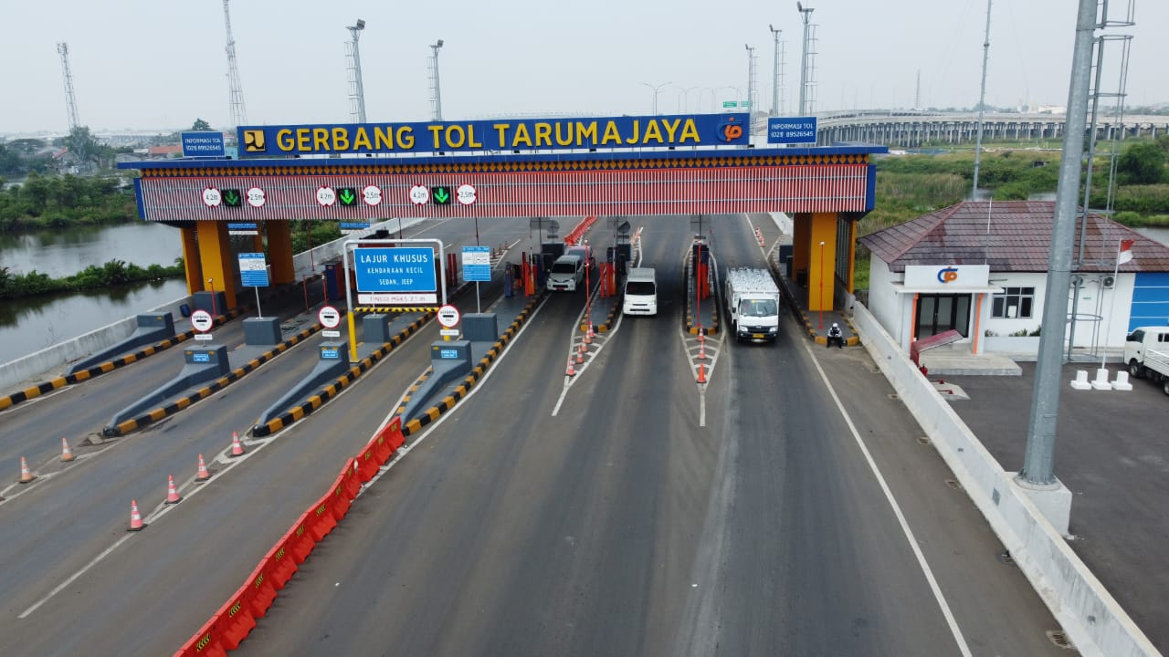 Jalan Tol Cibitung - CIlincing Siap Digunakan untuk para pemudik