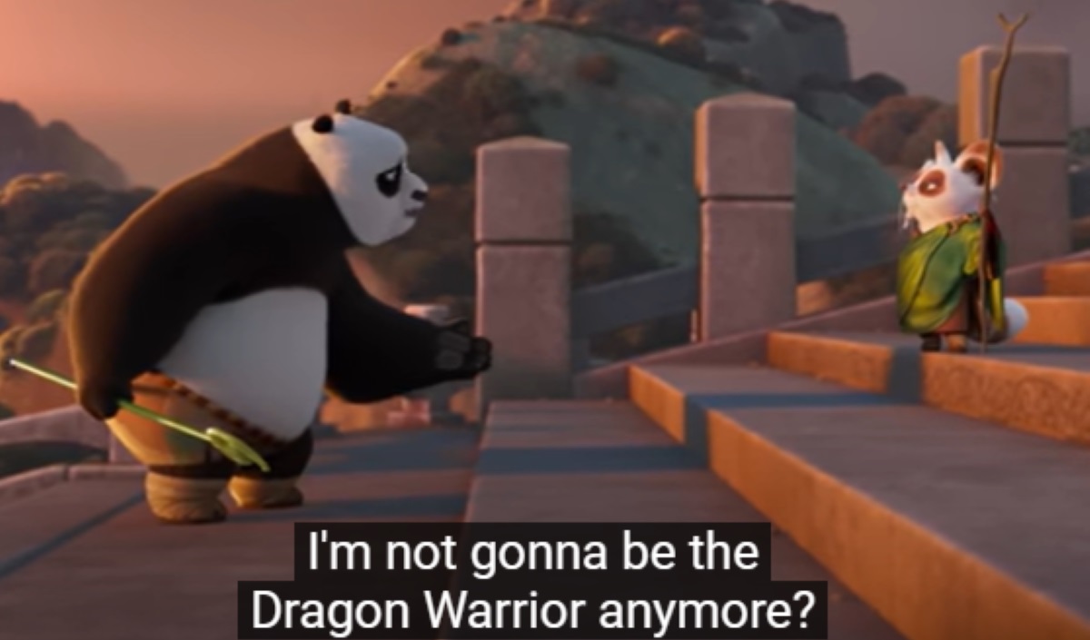 Adegan di film Kung Fu Panda 4.
