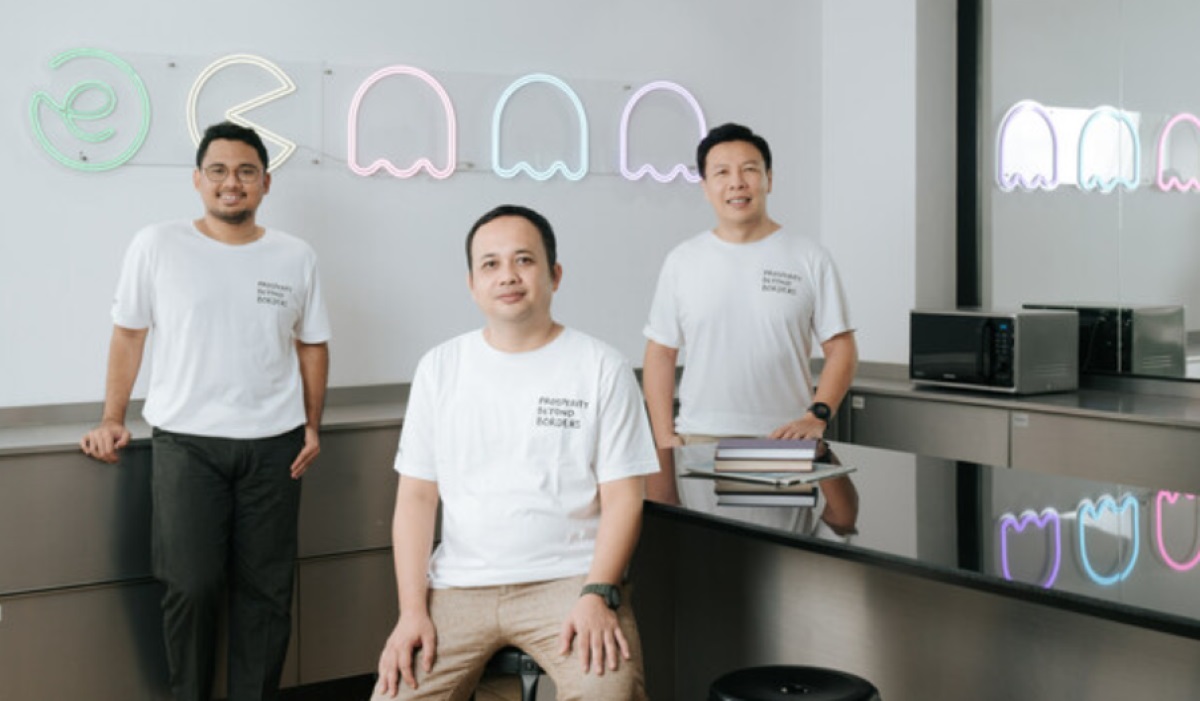 Dari kiri ke kanan: Iqbal Muslimin (Chief of Sustainability Officer Evermos), Ilham Taufiq (Acting CEO), dan Arip Tirta (President).