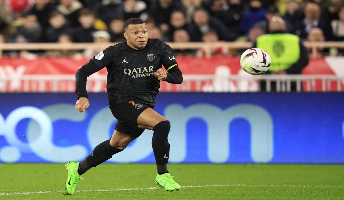 Penyerang PSG Kylian Mbappe