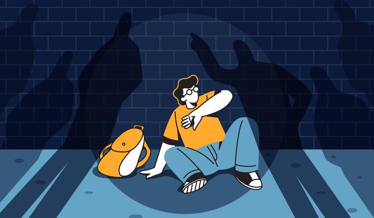 Ilustrasi perundungan atau bullying di sekolah.