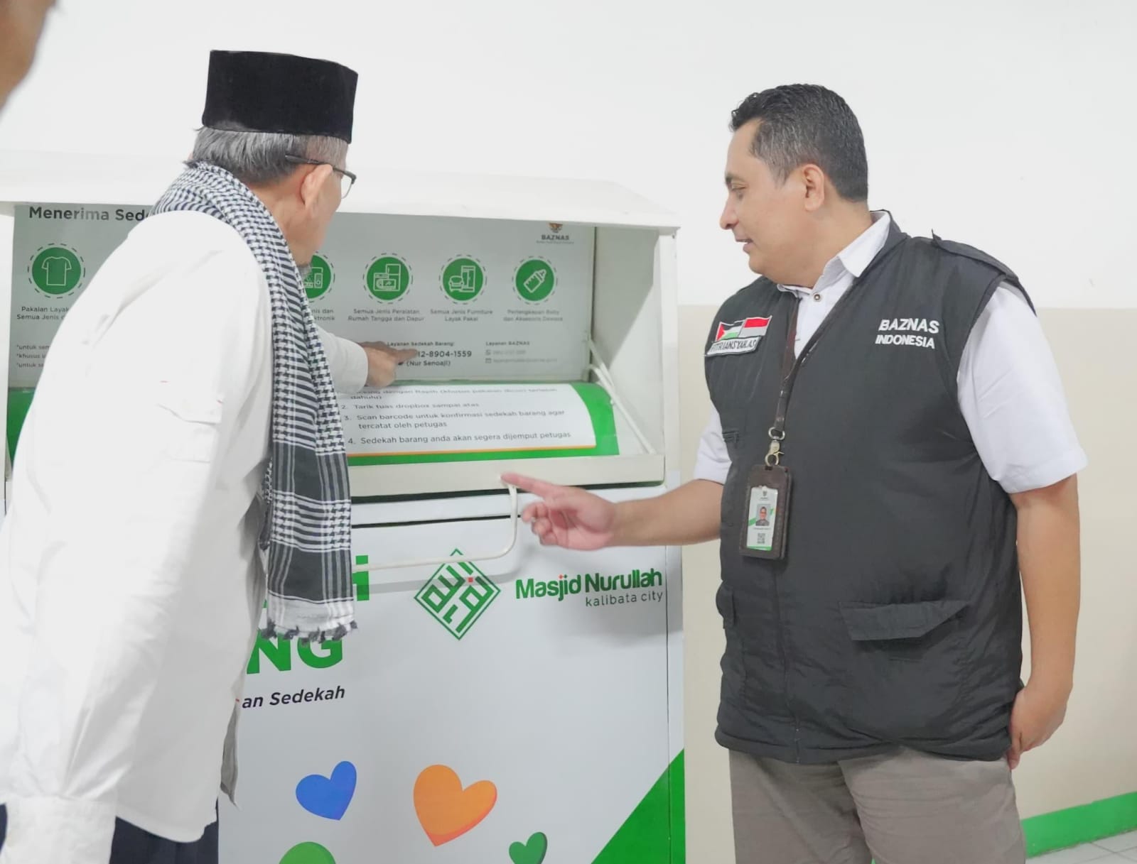 BAZNAS RI bersama Masjid Nurullay Kalibata City meluncurkan program Sedekah Barang