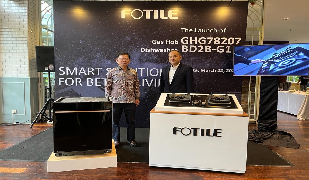 Kompor gas dan mesin cuci piring Fotile