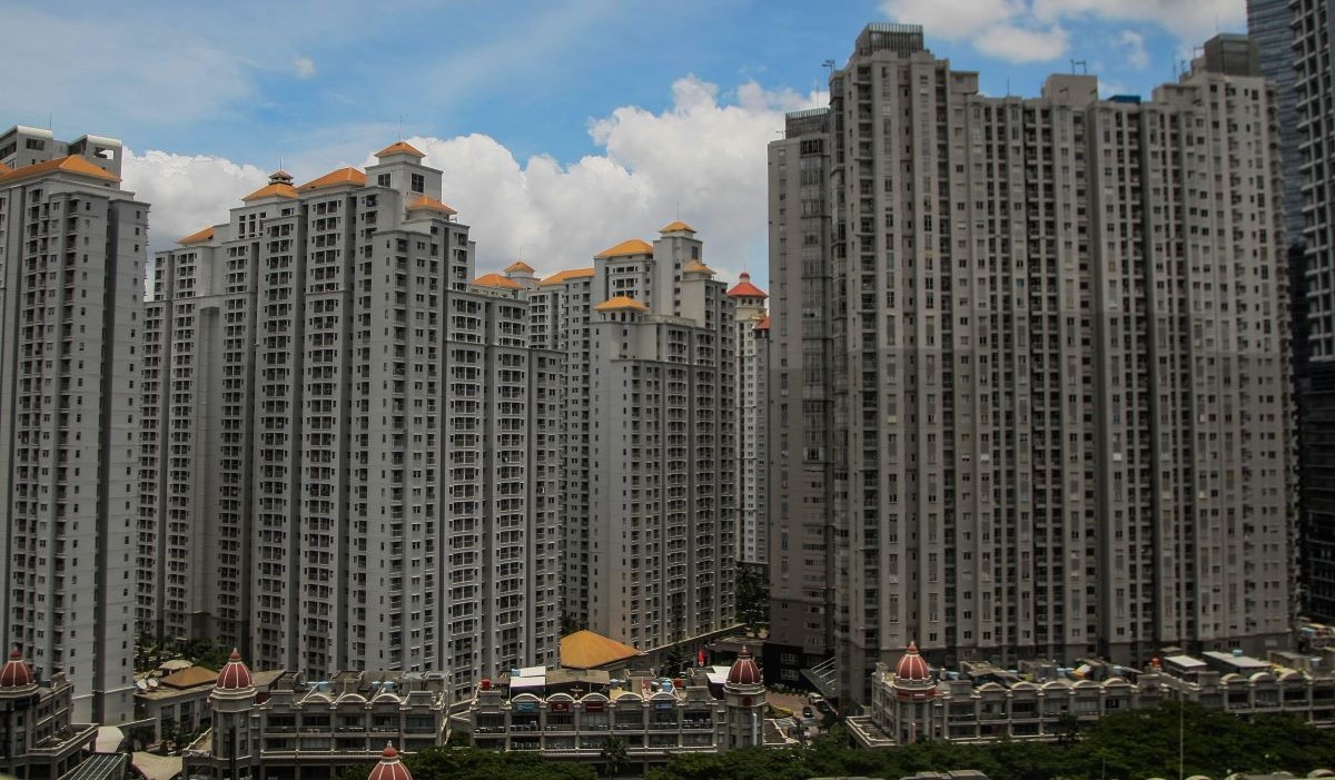 Hunian vertikal di Jakarta 