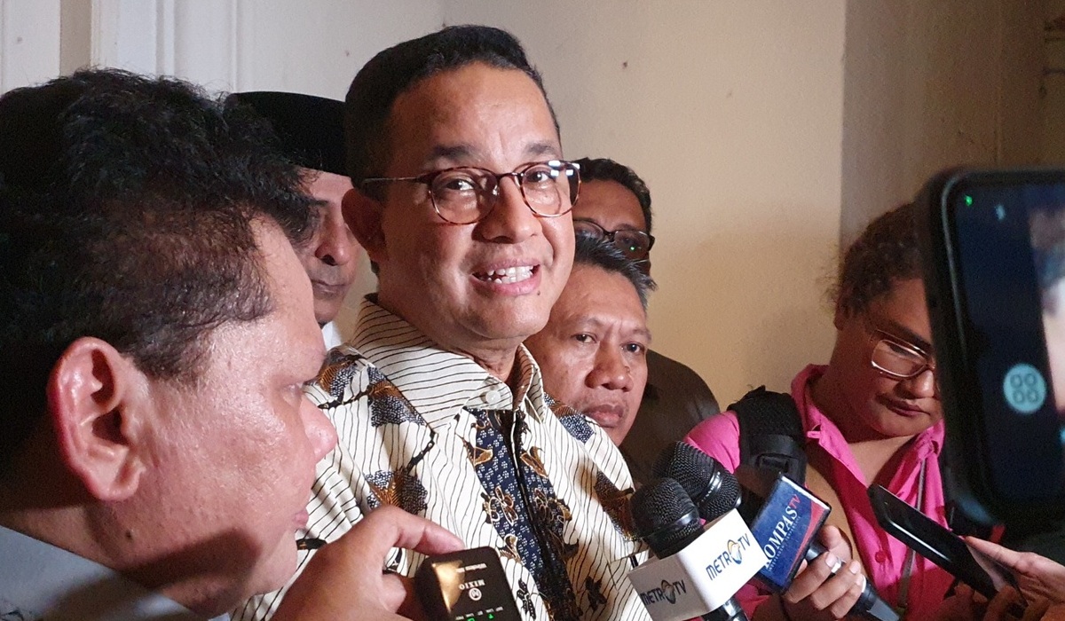 Capres nomor urut 01, Anies Baswedan, di Jakarta, 19 Maret 2024.
