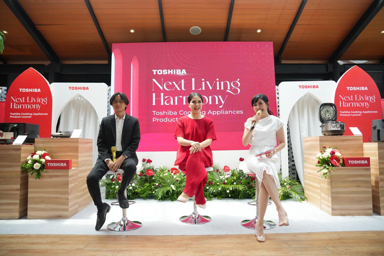 Peluncuran lini produk memasak baru dari Toshiba.