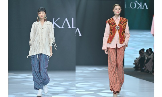 Koleksi Kaloka dengan tema Arunika Borneo.