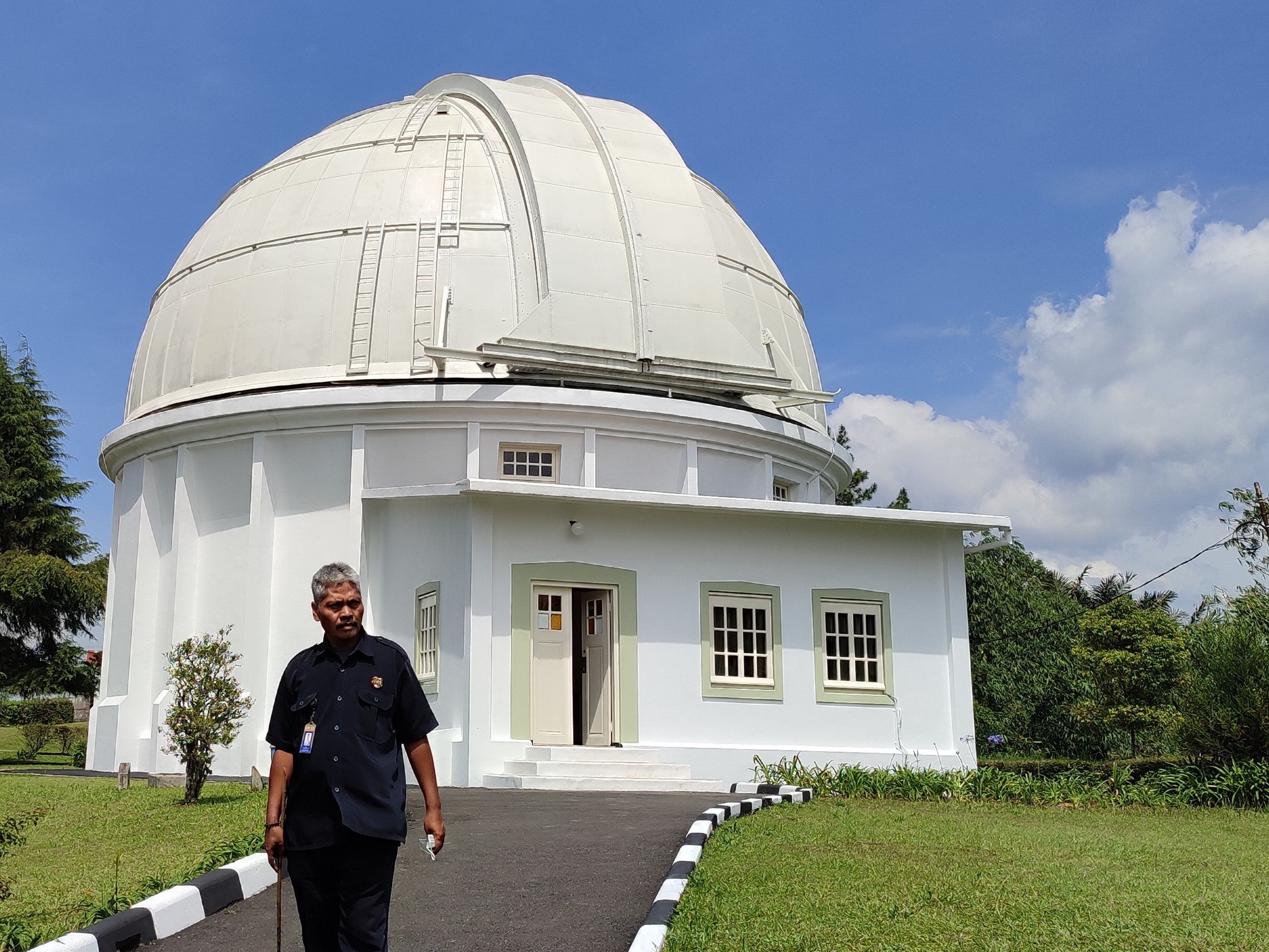 Observatorium Bosscha di Lembang, Kabupaten Bandung Barat.