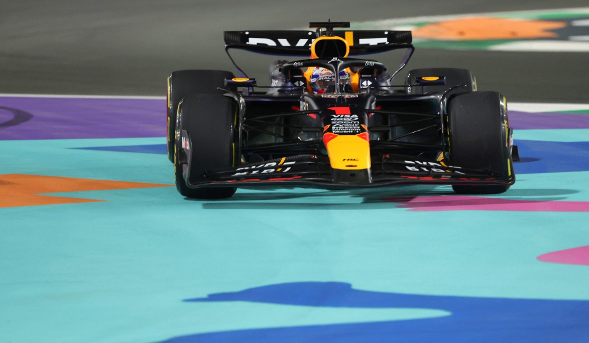 Pembalap tim Red Bull Max Verstappen