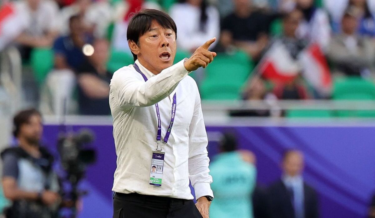 Pelatih Timnas Indonesia, Shin Tae-yong.