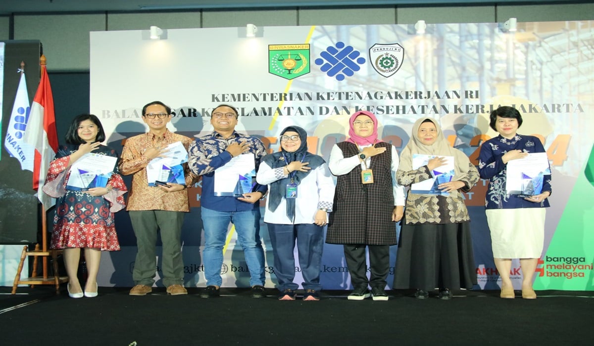 PT GNI menerima penghargaan PNBP dalam Penguatan K3 Perusahaan