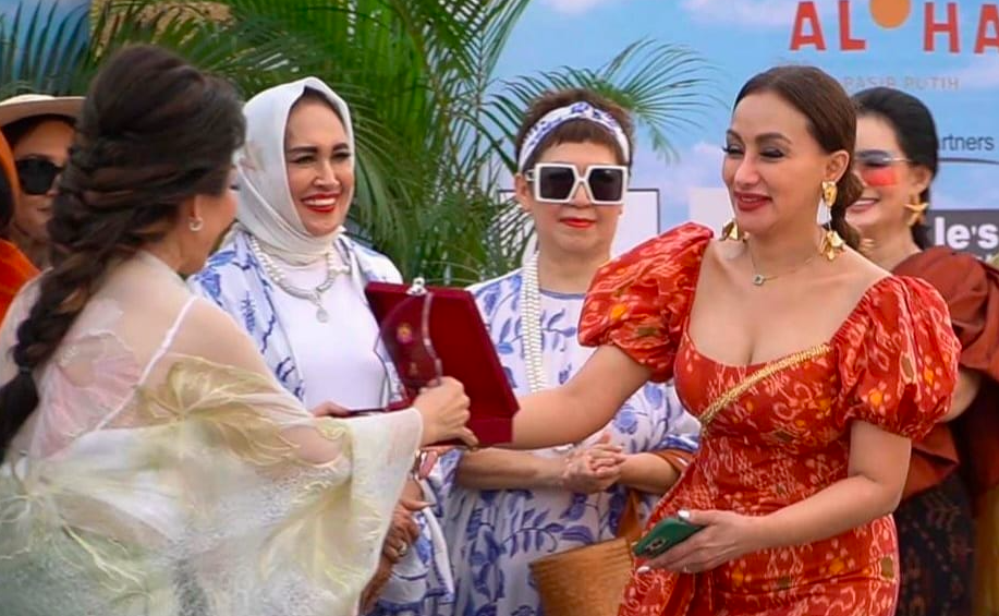 Ulang tahun pertama Komunitas Perempuan Peduli dan Berbagi (KPPB), di Aloha Beach, PIK 2, Jakarta pada Jumat (8/3). 